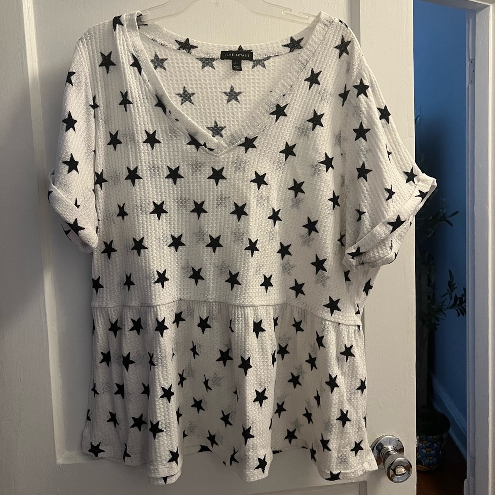 Patriotic Peplum Top